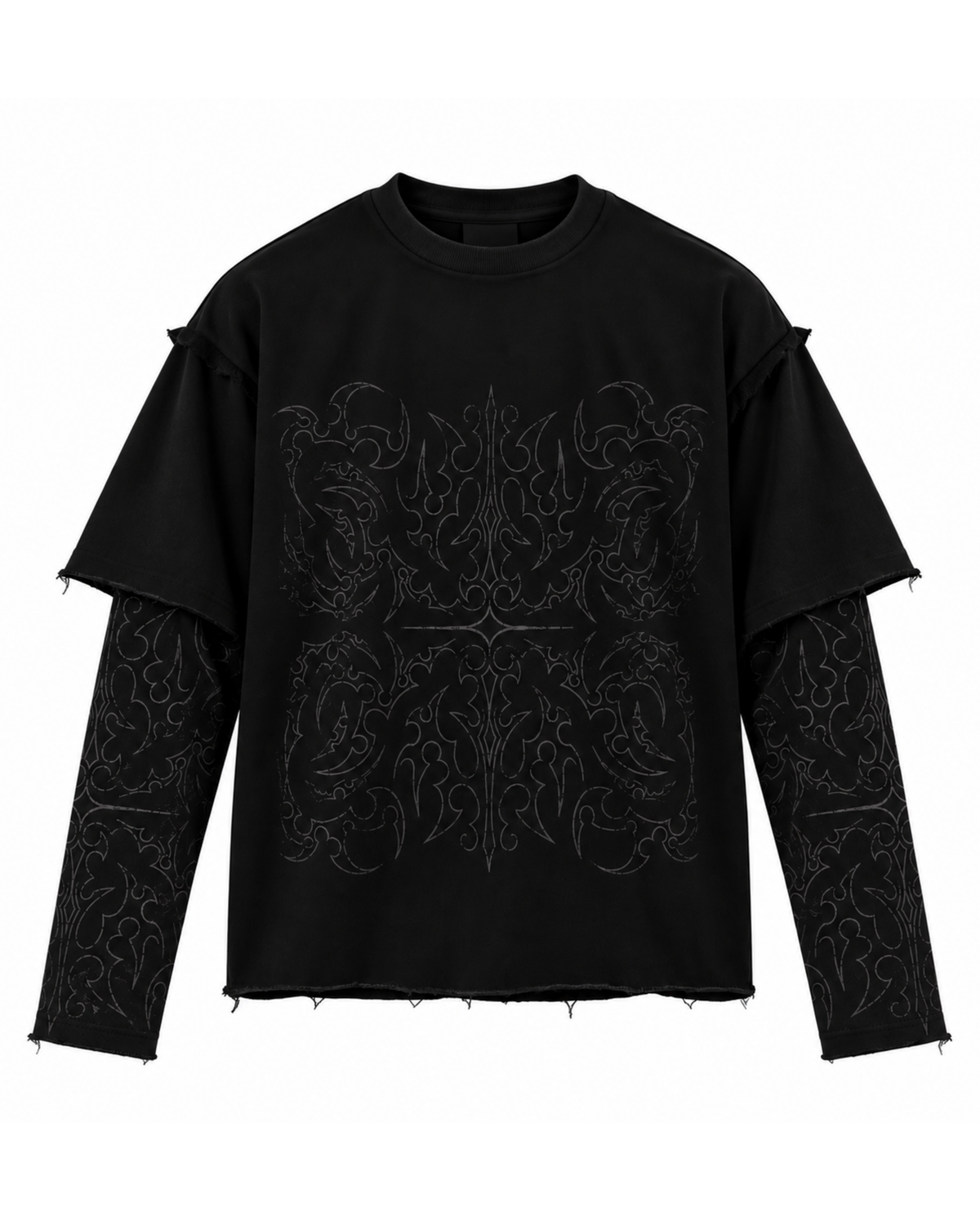 Black phantom crewneck